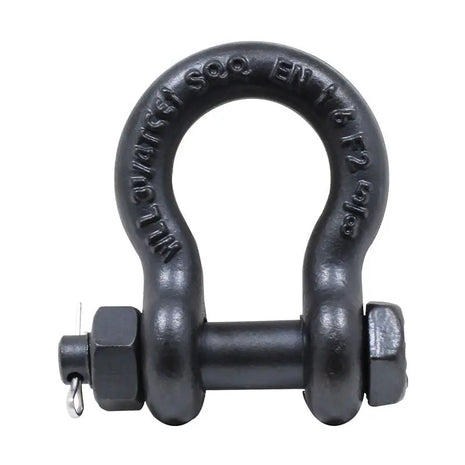 ELLER 3.25 Ton Black Bow Shackle with Safety Pin