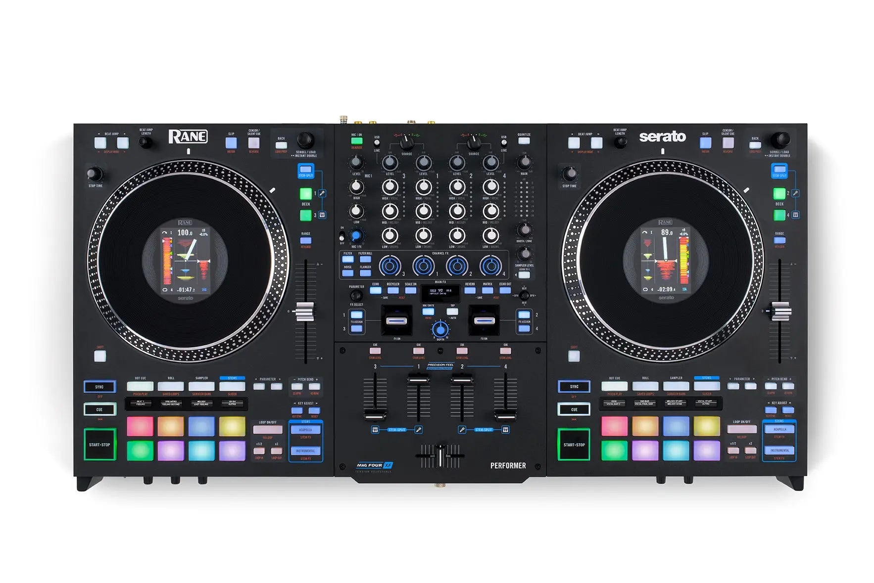 RANE PERFORMER | Motorised 4-Channel Serato DJ Controller with