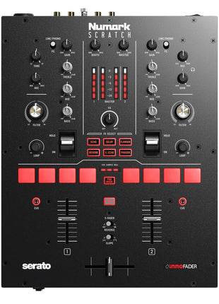 Numark Scratch | 2-Channel DJ Mixer with Serato DJ Pro &amp; DVS Numark