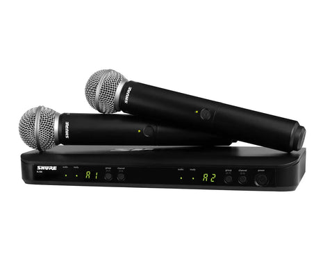 Shure BLX288UK/SM58 | Dual Wireless System with 2x SM58 Handheld Microphones Shure