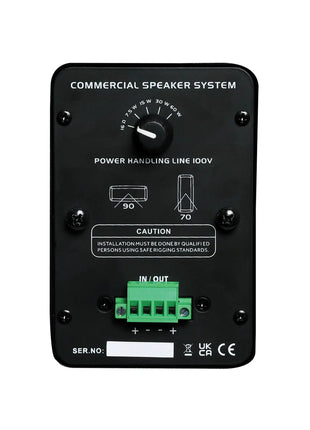W Audio BMS204T Speaker Black
