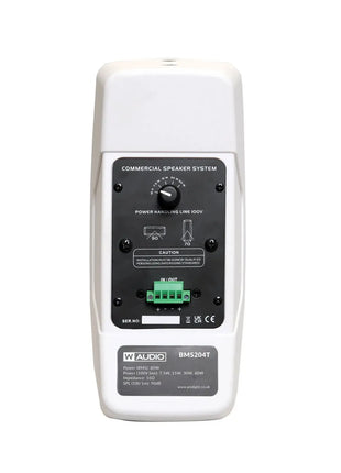 W Audio BMS204T Speaker White
