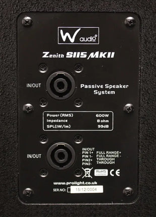 Zenith S 115 Subwoofer MKII