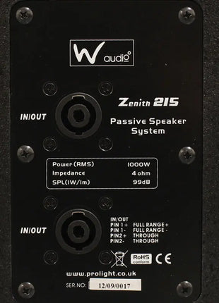 Zenith S 215 Subwoofer