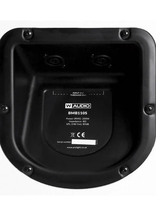 W Audio BMB110S Subwoofer (White)