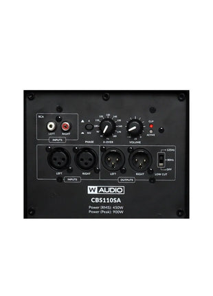 W Audio CBS110SA Powered Subwoofer