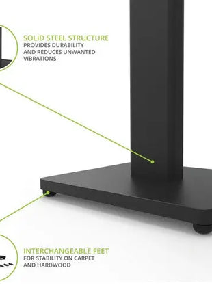 Kanto ST28 Speaker Stands 28” (Black) kanto
