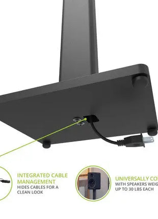 Kanto ST28 Speaker Stands 28” (Black) kanto