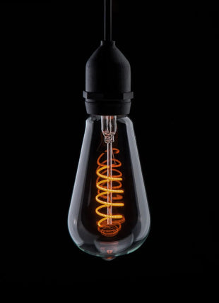 Prolite 4W Dimmable LED ST64 Spiral Funky Filament Lamp ES 1800K