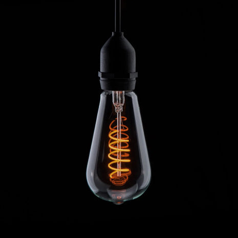 Prolite 4W Dimmable LED ST64 Spiral Funky Filament Lamp ES 1800K