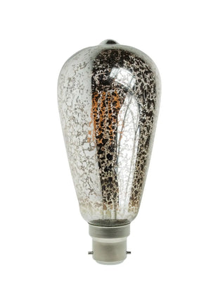 Prolite 4W Dimmable LED ST64 Crackle Filament Lamp 2100K BC
