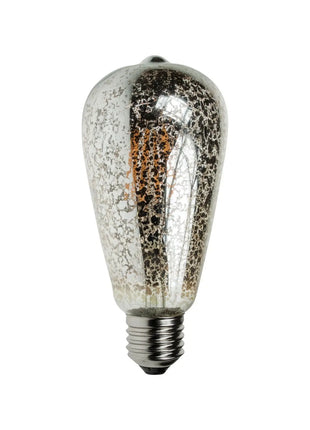 Prolite 4W Dimmable LED ST64 Crackle Filament Lamp 2100K ES
