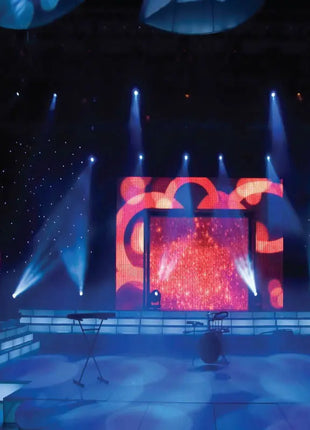 LEDJ PRO 6 x 3m Tri LED Black Starcloth System