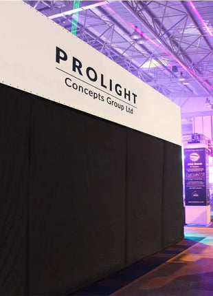 LEDJ 1 x 4m Black Serge Drape