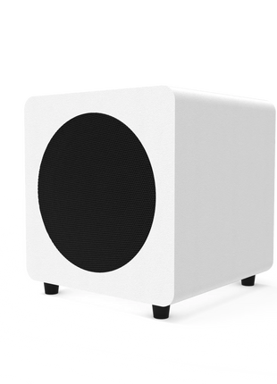 Kanto SUB8 Vinyl Subwoofer - 8" Sealed (Matte White) kanto