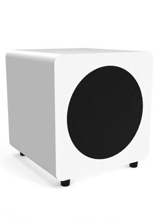 Kanto SUB8 Vinyl Subwoofer - 8" Sealed (Matte White) kanto