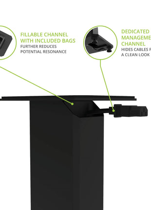 Kanto SX30 Speaker Stands - 30" (Black) kanto