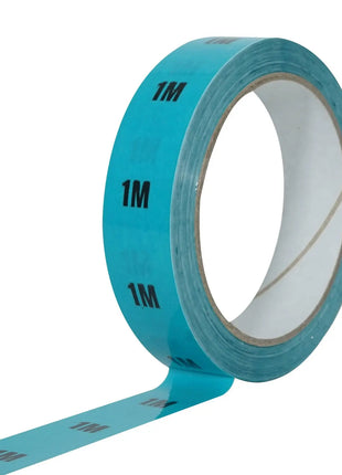 Elumen8 Cable Length ID Tape 24mm x 33m - 1m Light Blue