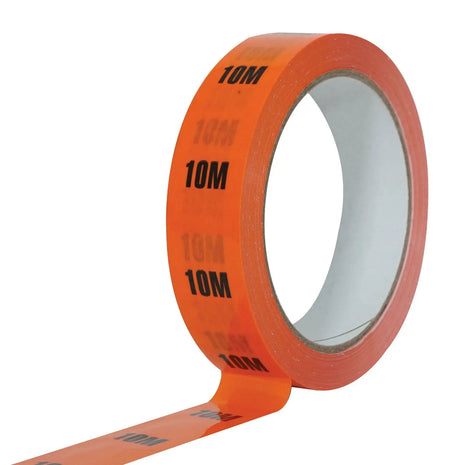 Elumen8 Cable Length ID Tape 24mm x 33m - 10m Orange