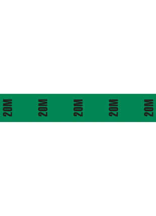 Elumen8 Cable Length ID Tape 24mm x 33m - 20m Green