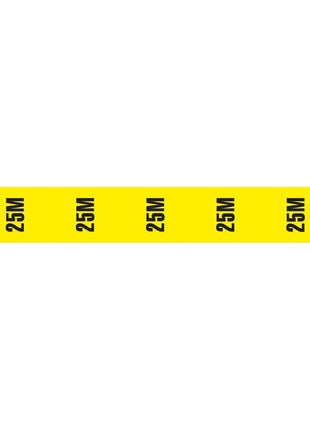 Elumen8 Cable Length ID Tape 24mm x 33m - 25m Yellow