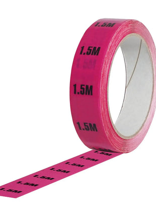 Elumen8 Cable Length ID Tape 24mm x 33m - 1.5m Bright Pink