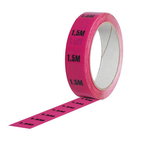 Elumen8 Cable Length ID Tape 24mm x 33m - 1.5m Bright Pink
