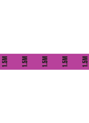 Elumen8 Cable Length ID Tape 24mm x 33m - 1.5m Bright Pink