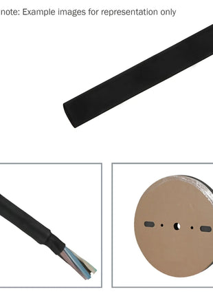 Elumen8 9.5mm (3/8") Heatshrink Tubing 2:1 Black 100m