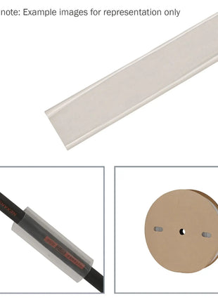 Elumen8 25.4mm (1") Heatshrink Tubing 2:1 Clear 50m