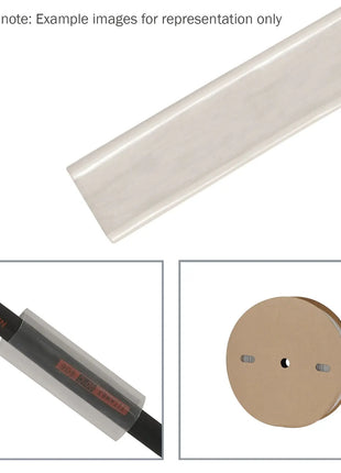 Elumen8 38.1mm (1 1/2") Heatshrink Tubing 2:1 Clear 50m