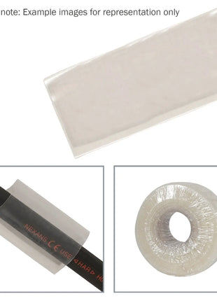 Elumen8 50.8mm (2") Heatshrink Tubing 2:1 Clear 25m