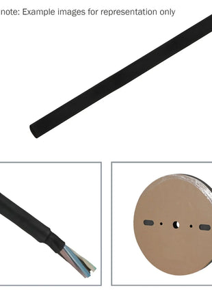 Elumen8 4.8mm (3/16") Heatshrink Tubing 2:1 Black 100m