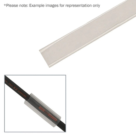Elumen8 25.4mm (1") Adhesive Lined Heatshrink Tubing 3:1 Clear 1.2m