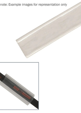 Elumen8 38.1mm (1 1/2") Adhesive Lined Heatshrink Tubing 3:1 Clear 1.2m