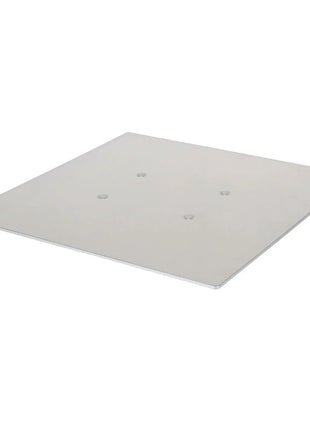 Equinox Quad Steel DecoTruss 500mm Base Plate Silver