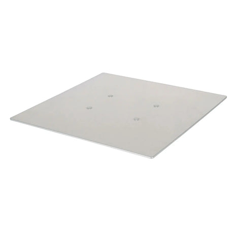 Equinox Quad Steel DecoTruss 500mm Base Plate Silver