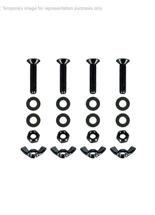 Equinox Quad Steel DecoTruss Base Plate Bolt Pack Black