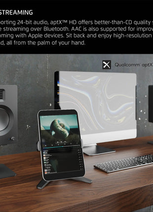 Kanto TUK - Powered Bookshelf Speakers (Matte Black) kanto