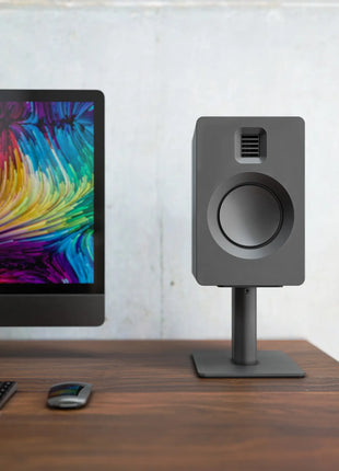 Kanto TUK - Powered Bookshelf Speakers (Matte Black) kanto
