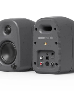 Kanto UKI 100W Desktop Speakers  – Pumice Grey, Pair kanto