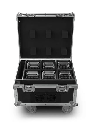 CHAUVET Professional WELL FIT X - 6x LED Uplighter Kit in Charging Flightcase Chauvet DJ