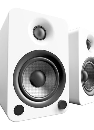 Kanto YU4 - Powered Bookshelf Speakers (Matte White) kanto