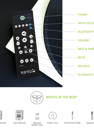 Kanto YU4 - Powered Bookshelf Speakers (Walnut) kanto