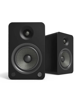 Kanto YU6 - Powered Bookshelf Speakers (Matte Black) kanto