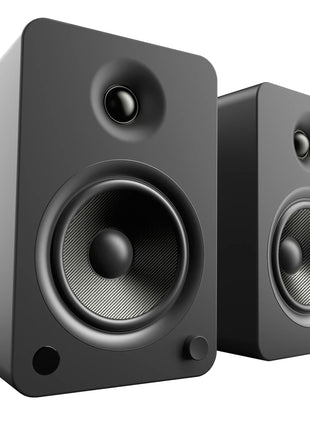 Kanto YU6 - Powered Bookshelf Speakers (Matte Black) kanto