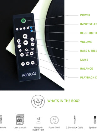 Kanto YU6 - Powered Bookshelf Speakers (Matte White) kanto