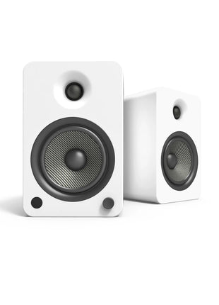 Kanto YU6 - Powered Bookshelf Speakers (Matte White) kanto