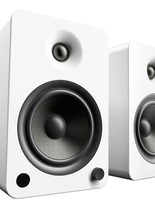 Kanto YU6 - Powered Bookshelf Speakers (Matte White) kanto