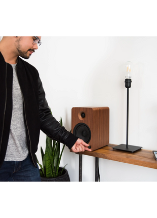 Kanto YU6 - Powered Bookshelf Speakers (Walnut) kanto